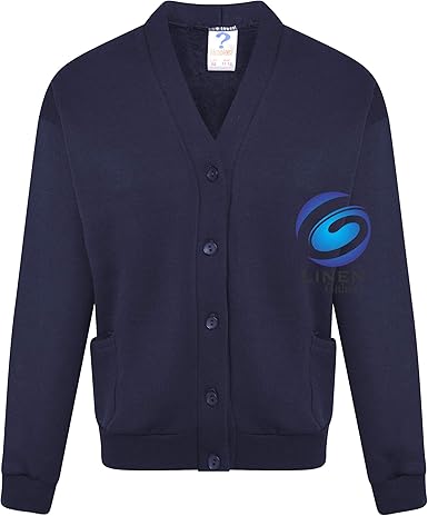 navy cardigan school uniform