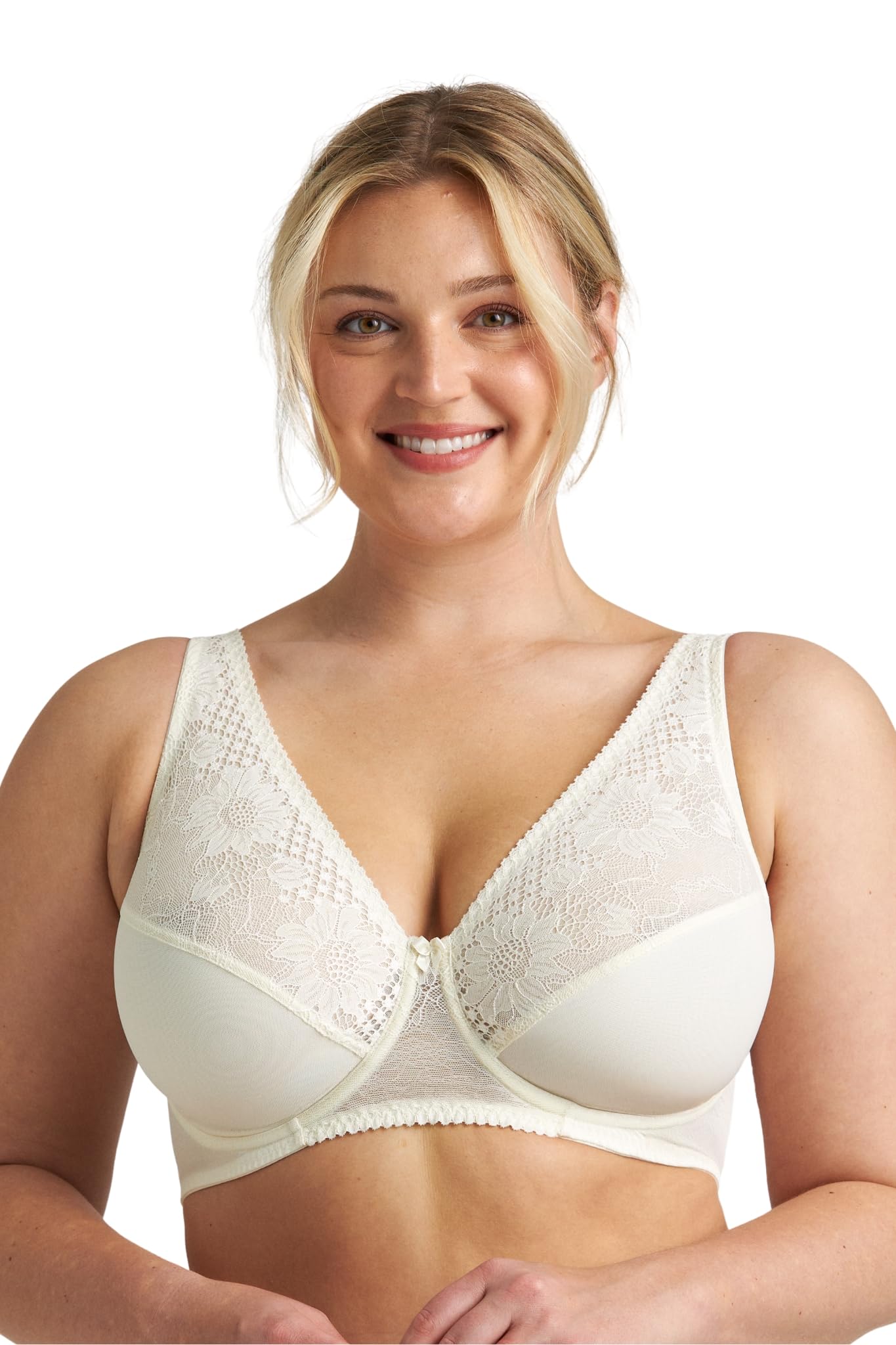 Miss Mary of Sweden Lace Charm Underwired Bra, Beige, Size 36Dd, Women