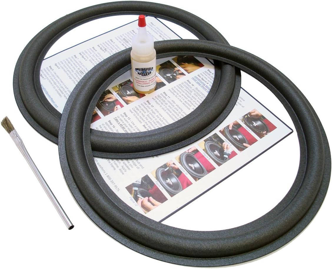 Springfield Speaker 12" Subwoofer Foam Surround Repair Kit