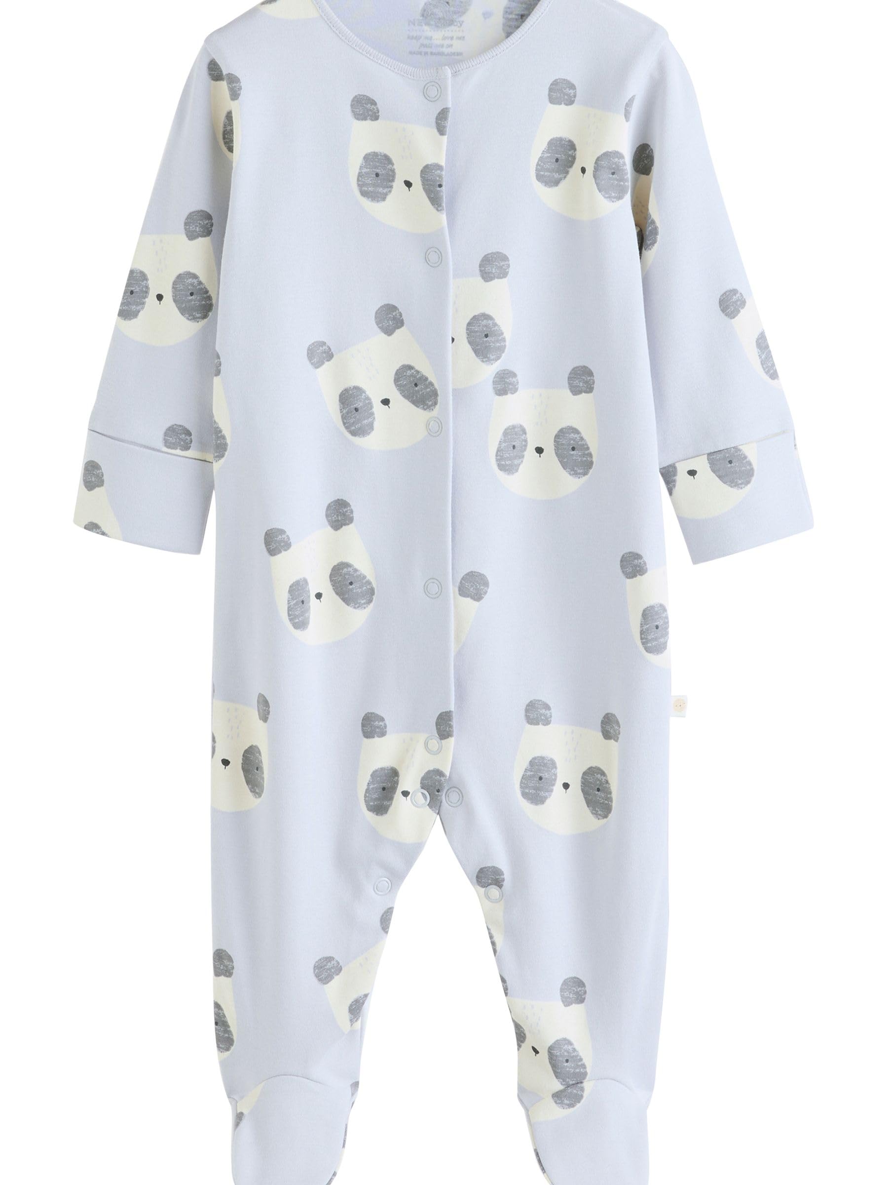 NEXT Bebé Pack de 4 Peleles con Estampado Animal 100% algodón para bebé