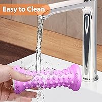 Vista 5 de BESKAR Rodillo de masaje para pies para alivio de la fascitis plantar, rodillo portátil para pies para masaje profundo de tejido muscular, dolor