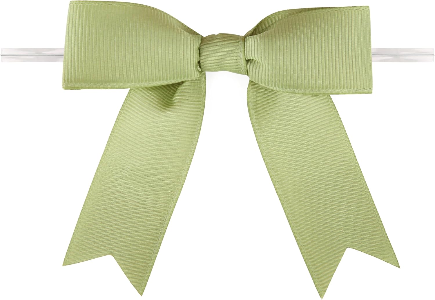 Meseey 30 Pcs Sage Green Premade Grosgrain Bows with Twist-Tie, 3x3 Inches, Perfect for Gift Wrapping, Crafts, Wedding, Baby Shower, Birthday & Party Favors