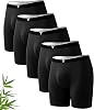YESWEL Mens Bamboo Boxers, Underwear Trunks with Longer Leg, Anti Chafing Soft Comfortable Underpants, No Itchy Labels Boxer Pack of 5 (M-3XL)