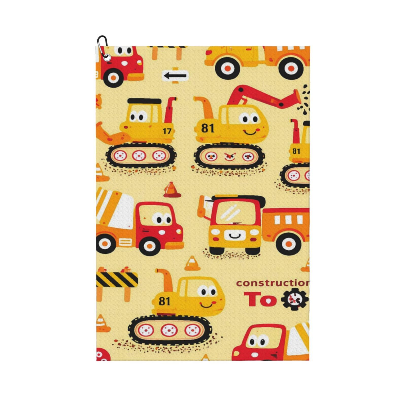 BSDFGSDD Cartoon Construction Vehicle Golf Towel 24 x 16 inches