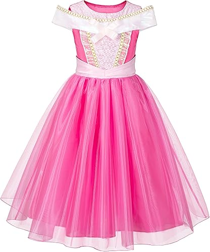 Miniatura 4 de Princess Costume Girls Birthday Party Dress Up With Accessories Age 3-12 Years