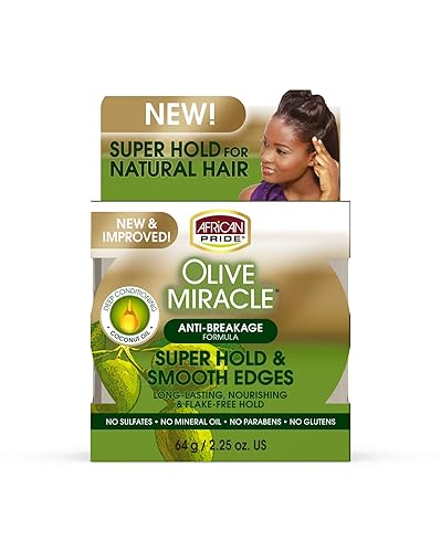African Pride Olive Miracle - Bordes suaves y sedosos, 2.25 onzas (2.2 fl oz) (paquete de 6) disponible en Yaxa Colombia
