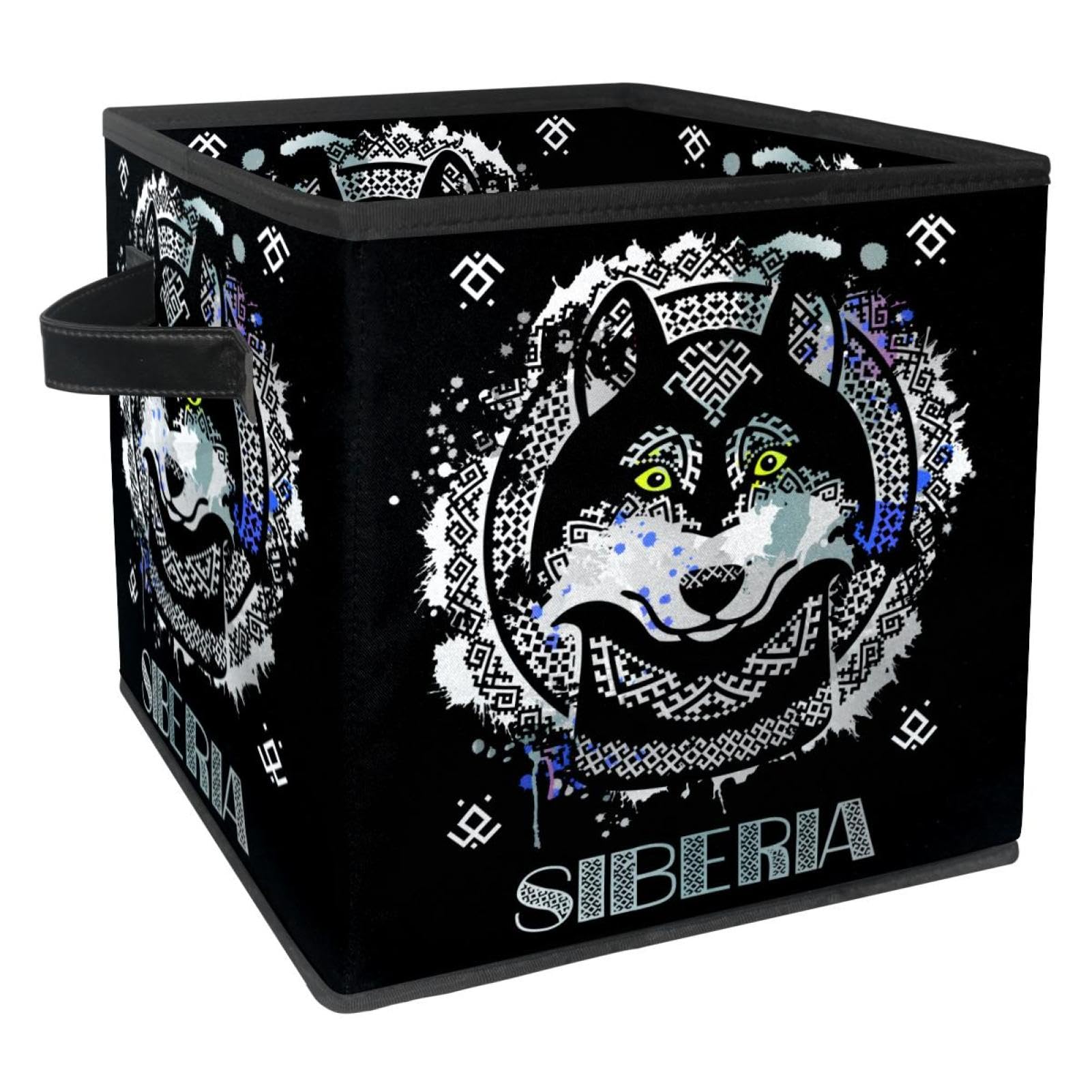 Cube de rangement en tissu motif Shiba Inu pour une maison chaleureuse
