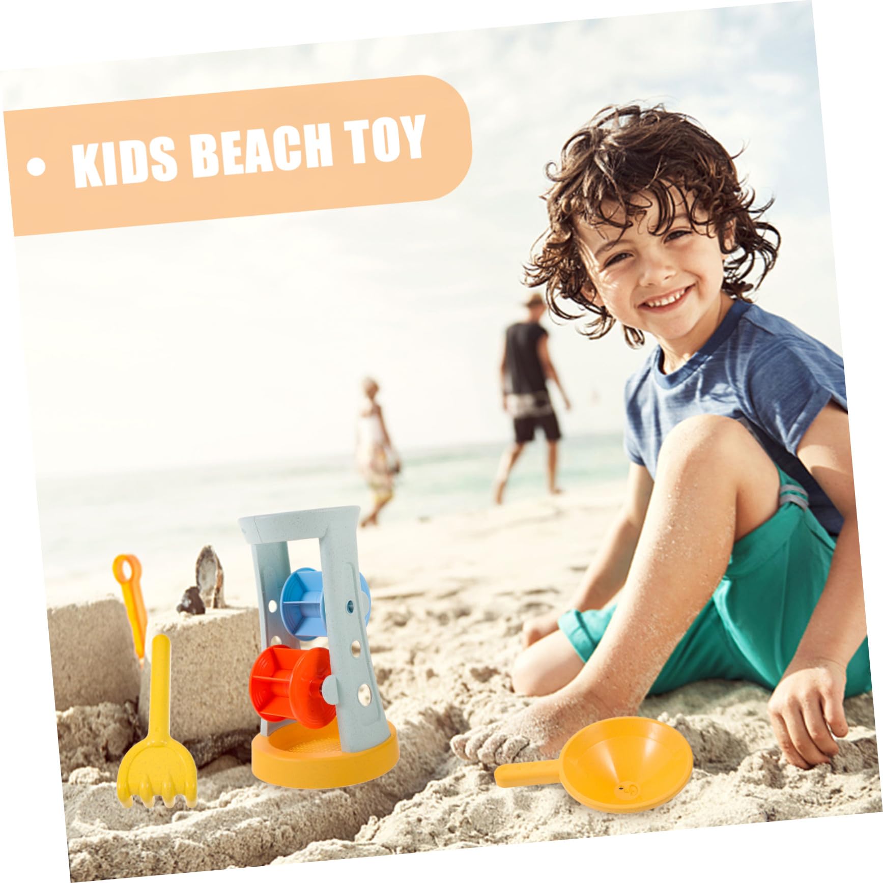 Juguete de Playa Cubo de Arena 1 Juego de Plástico para Niños