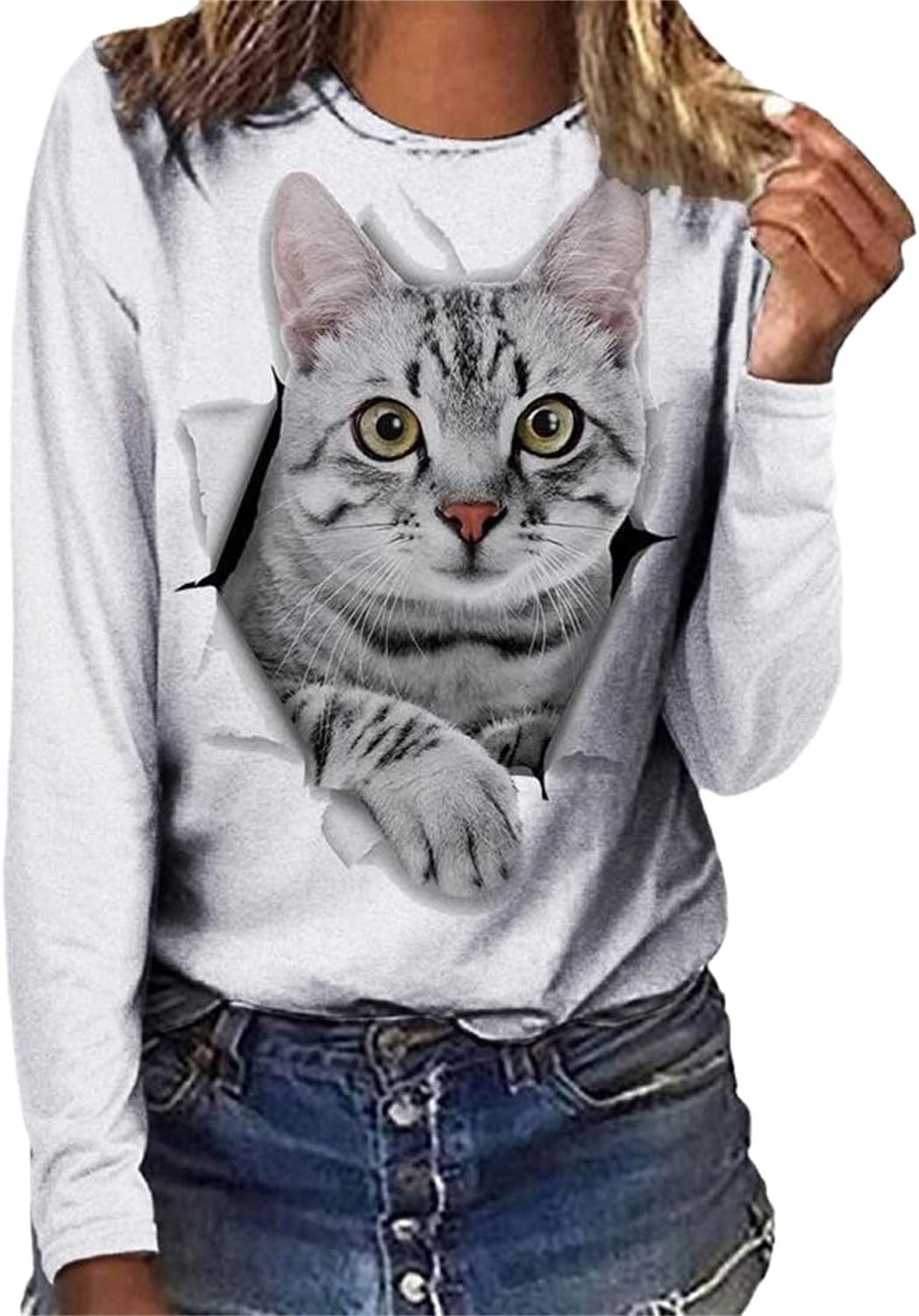 Sweat-shirt à Manches Longues Avec Modèle D'illustration Vectorielle De Technique Coupe Cousu 28878711