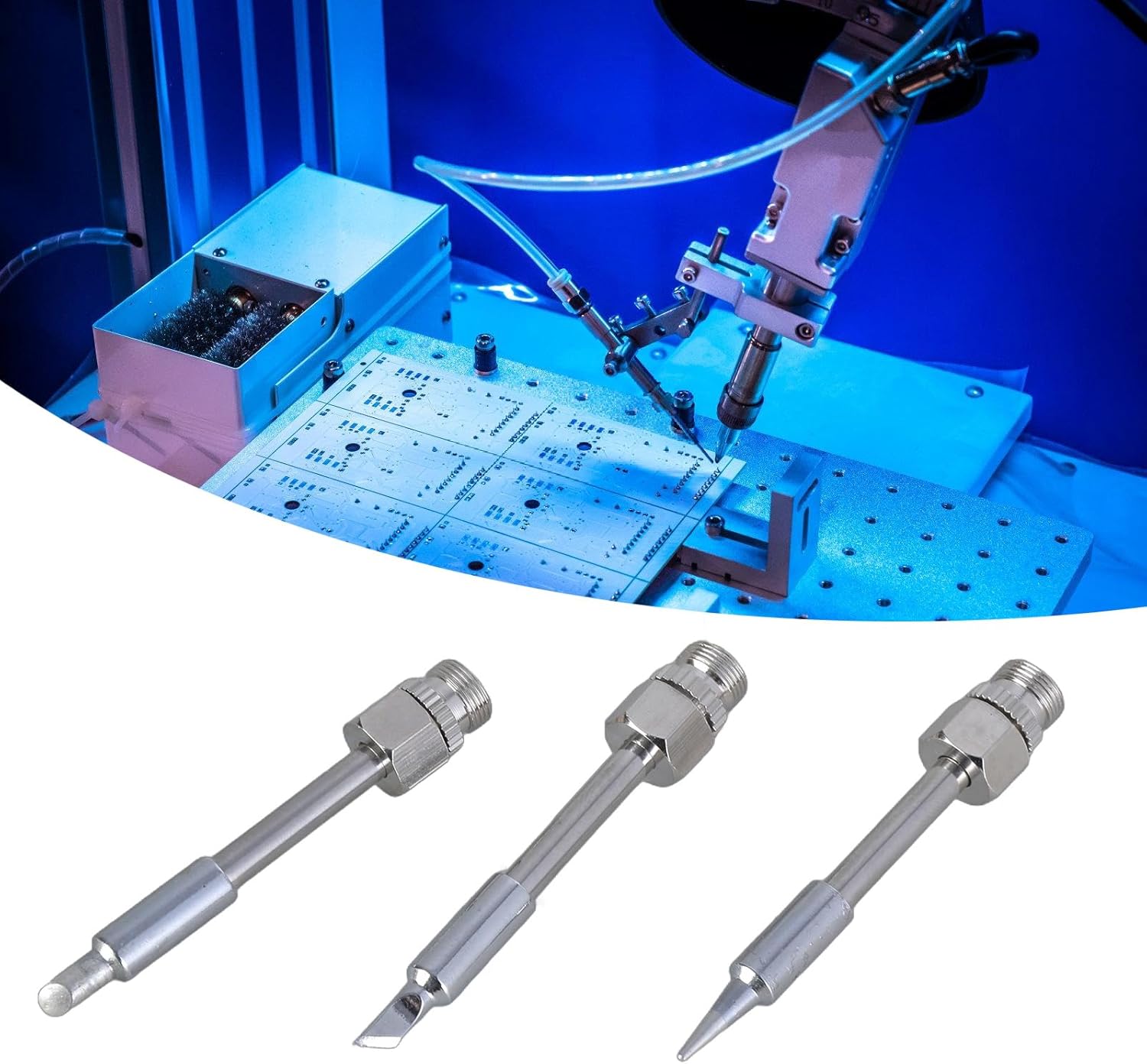 3Pcs 510.0 Interfaces USB Soldering Iron Tip USB Solder Tip Soldering Tip Set USB Soldering Iron Head Soldering Iron Tip