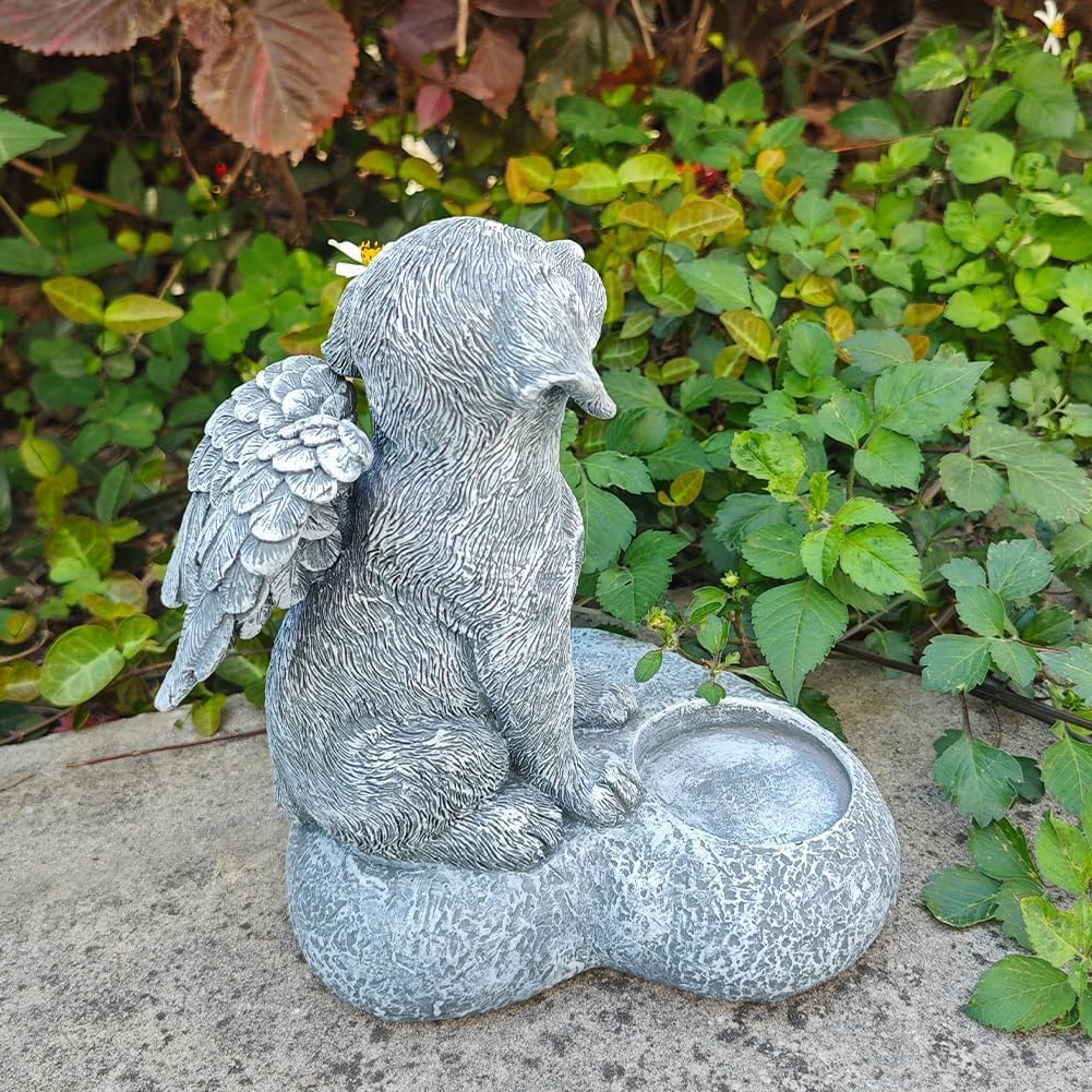 Personalised Pet Memorial Garden Stone Candle not Included