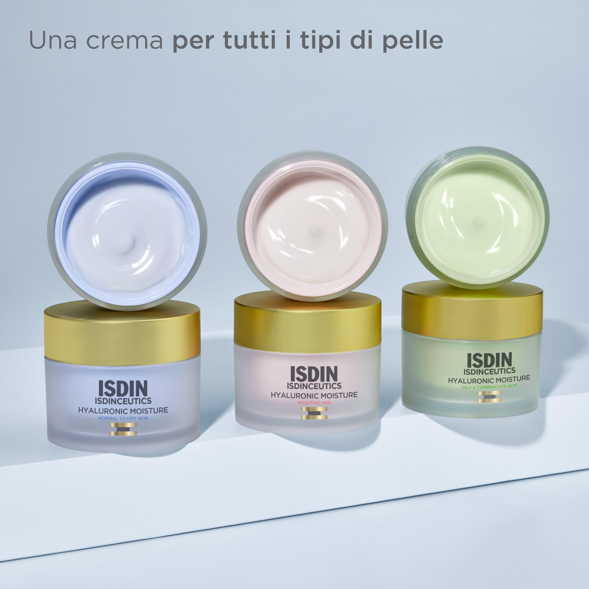 ISDIN Isdinceutics Hyaluronic Moisture (50 g) | Crema Viso Idratante con Acido Ialuronico Puro