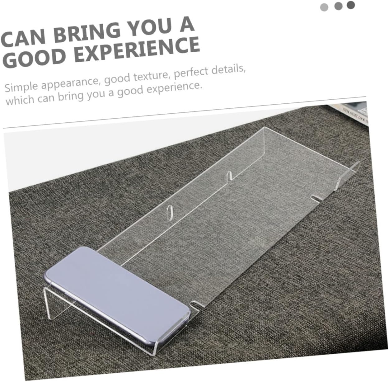 SHOWERORO Tilted Ergonomic Acrylic Keyboard Stand Riser for Comfortable Office and Gaming Use Height Design for Keyboards