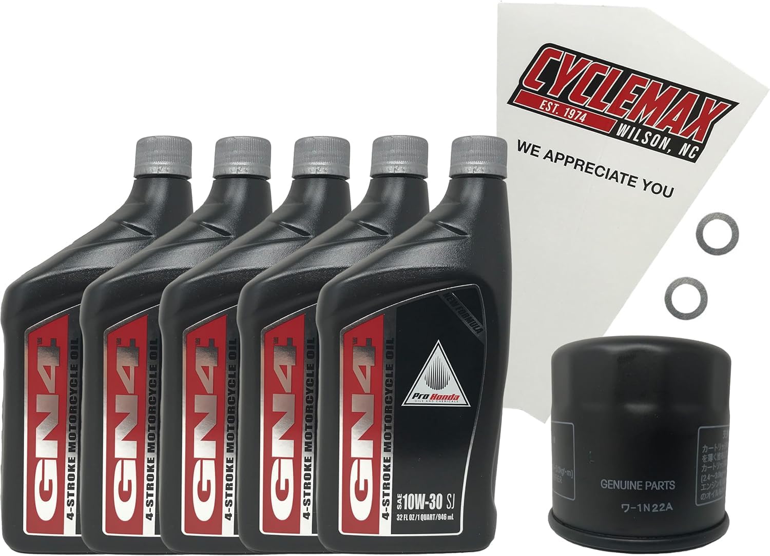 Cyclemax Oil Change Kit compatible with 2021-2023 Honda CMX 1100 CMX1100 A/D
