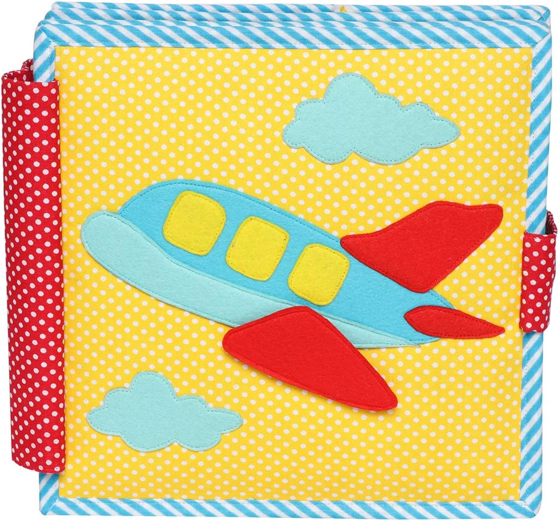 cubs and calves Interactive Fabric Fly High -6 Page Quiet Book, Multicolour, 6 Months-7 Years