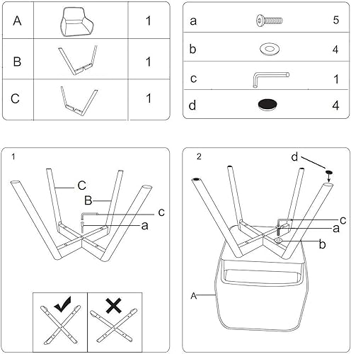 Miniatura 6 de CangLong Cojín tapizado para ocio, moderno, sala de estar, comedor, sillas con brazos decorativos para invitados de club con patas de madera maciza,