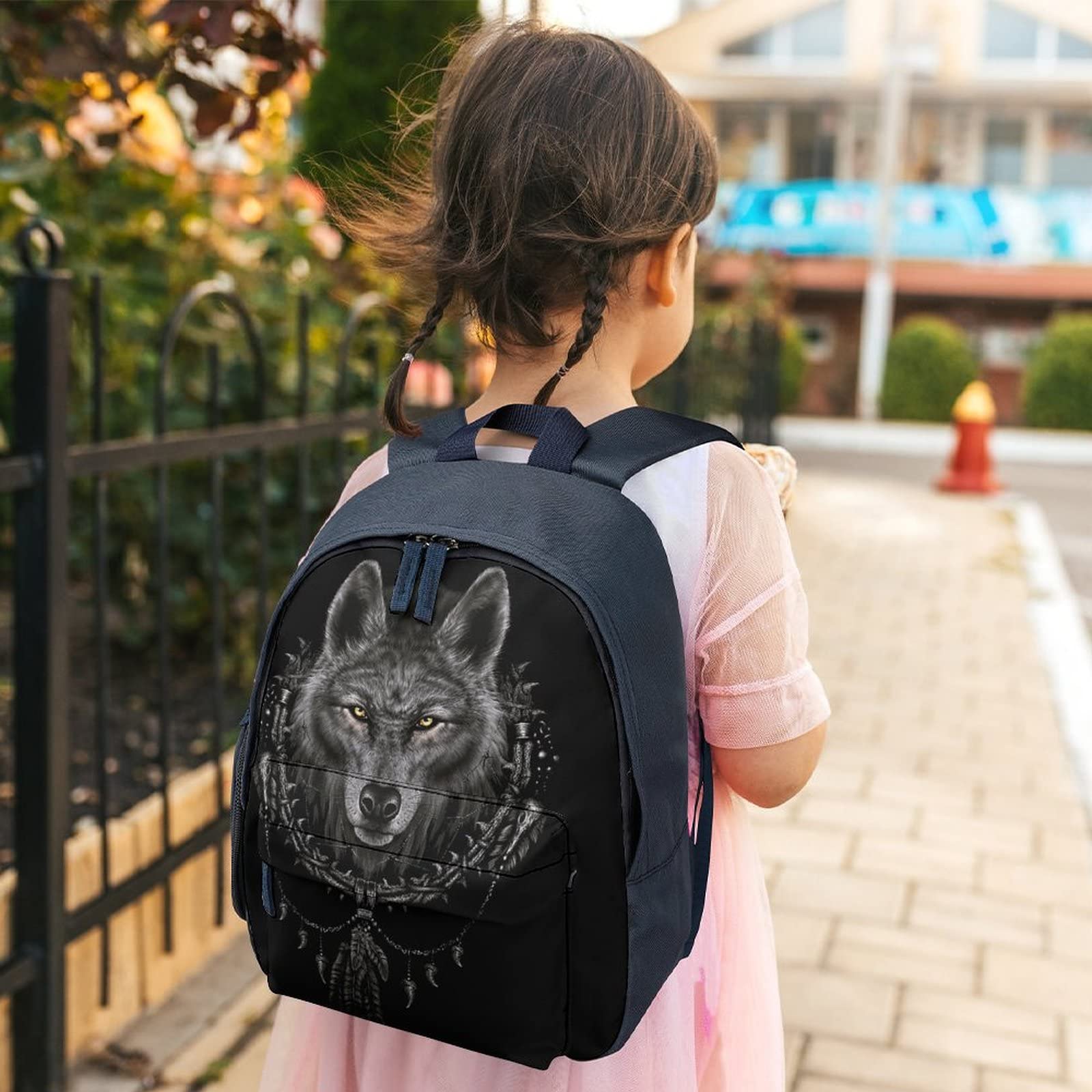 Amazon.co.jp: リュック 狼 ウルフ オオカミ キッズ リュックサック