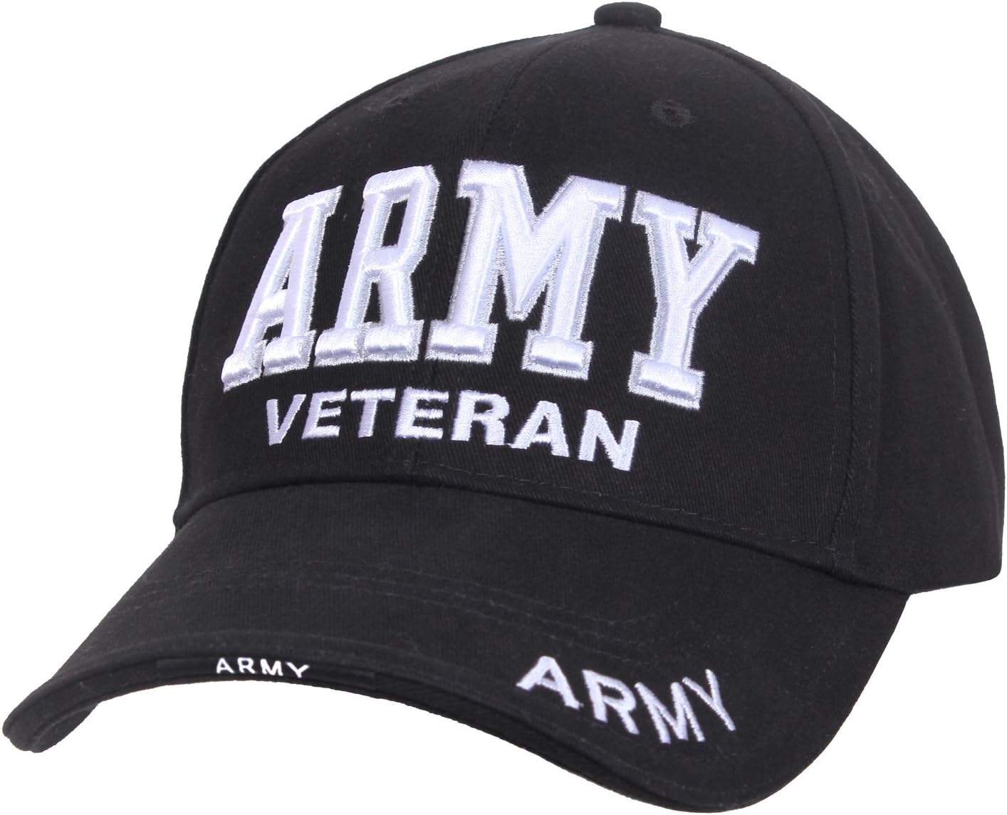 Deluxe Low Profile Army Veteran Embroidered Insignia Baseball Cap Adjustable Cotton Hat