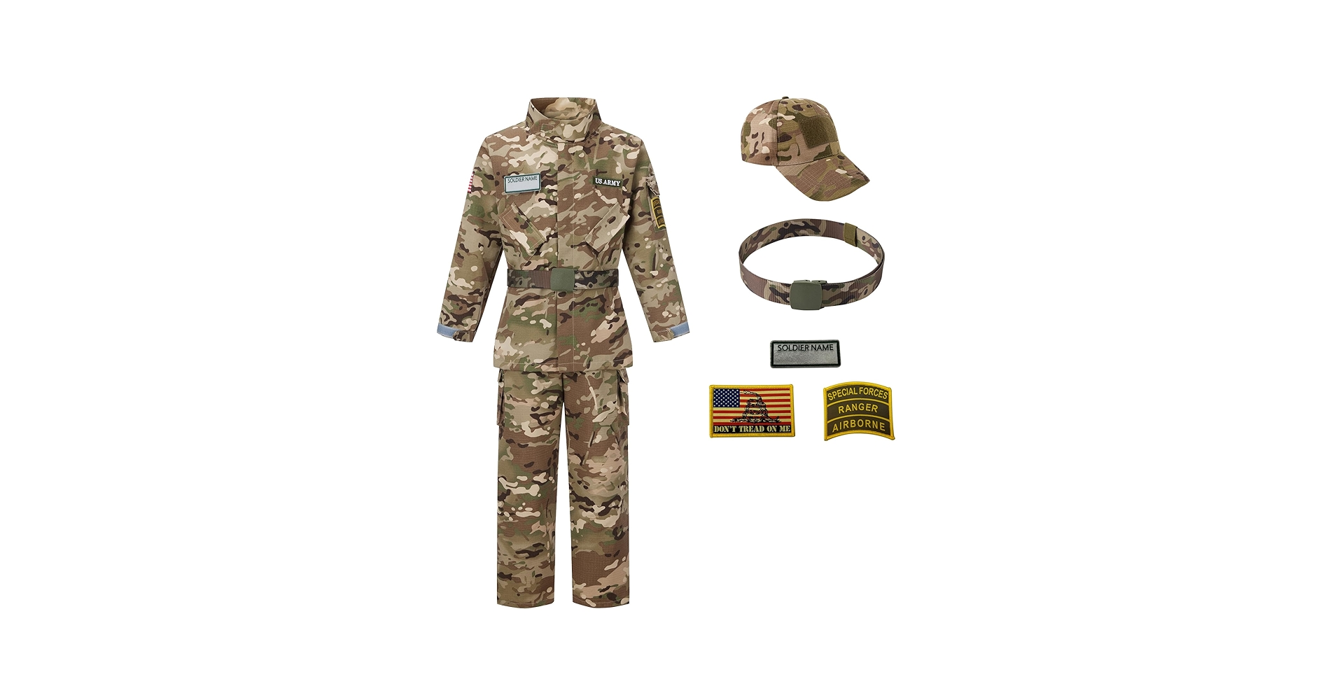 U.S. ARMY 迷彩服 SMALL REGULAR Amazon.com: Kids Multicam Uniform 3 Piece Set Small (6-8