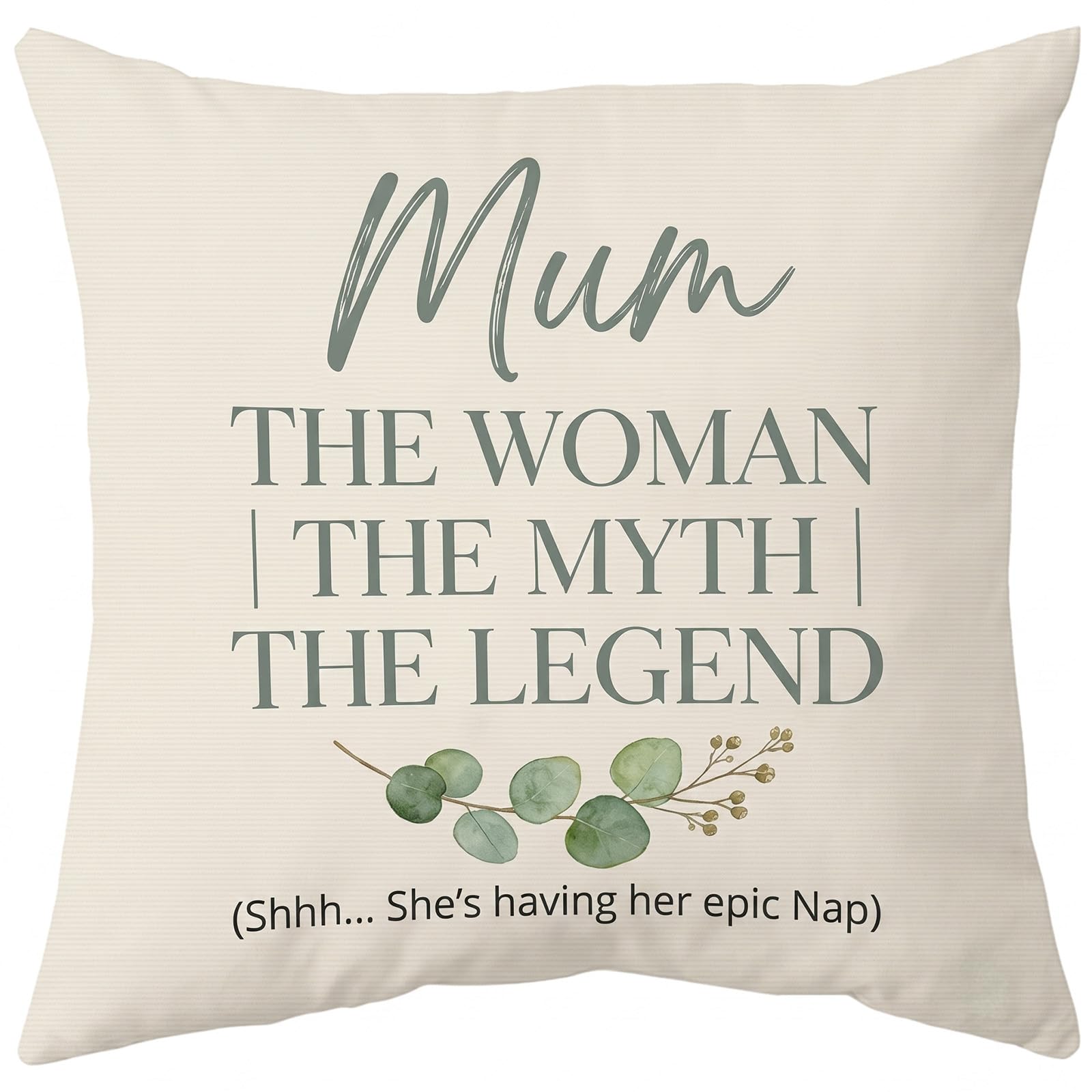 Senken Mum Cushion Cover Woman Myth Legend Gift for Mam
