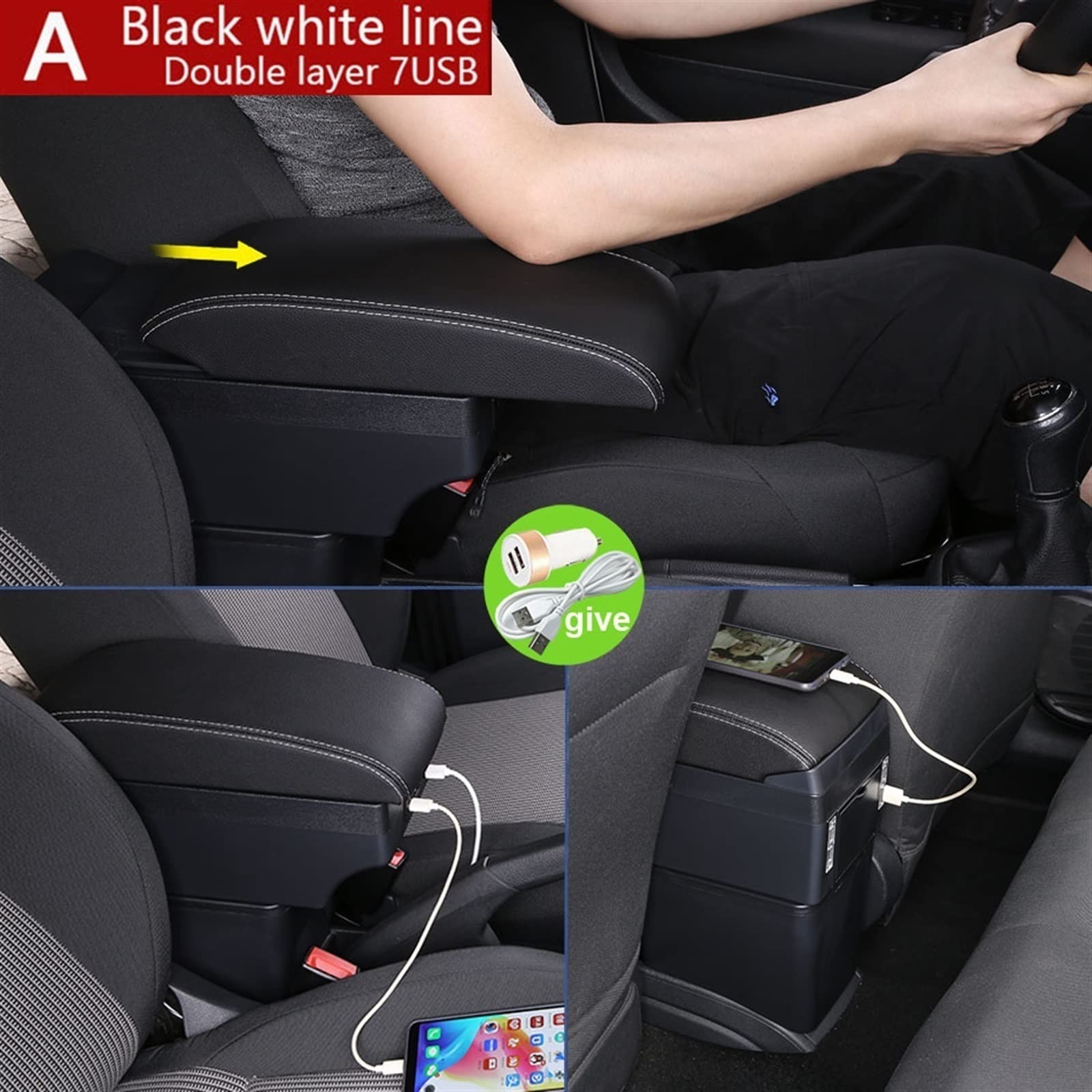 Auto Armsteun Compatibel Met Hyundai I10 Interieur Arm