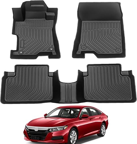 Alfombrillas de goma para todo tipo de clima, compatibles con Toyota Corolla 2014-2019 (no compatible con Corolla im & Hatchback), el juego completo