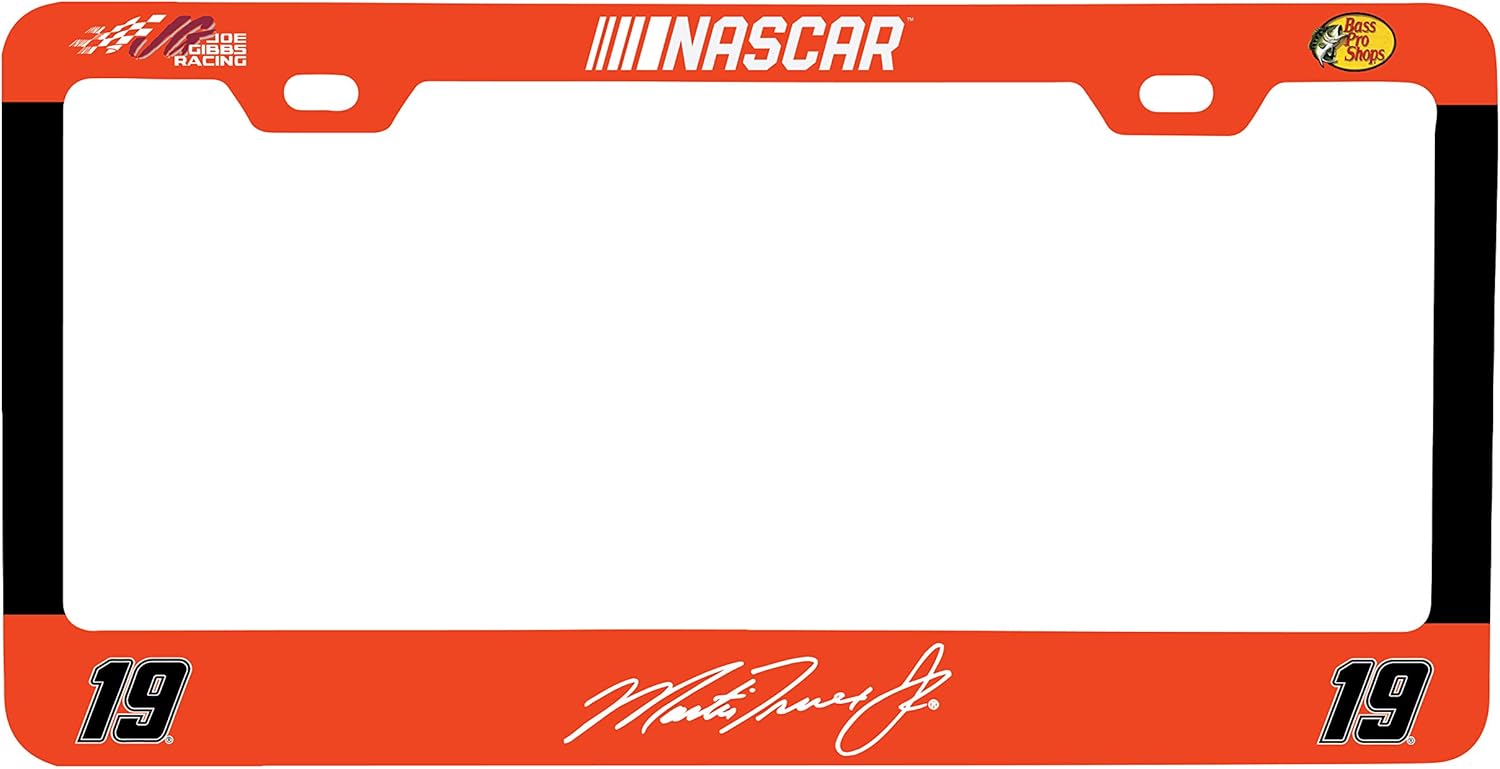 R and R Imports Martin Truex Jr. #19 Metal License Plate Frame New for 2020