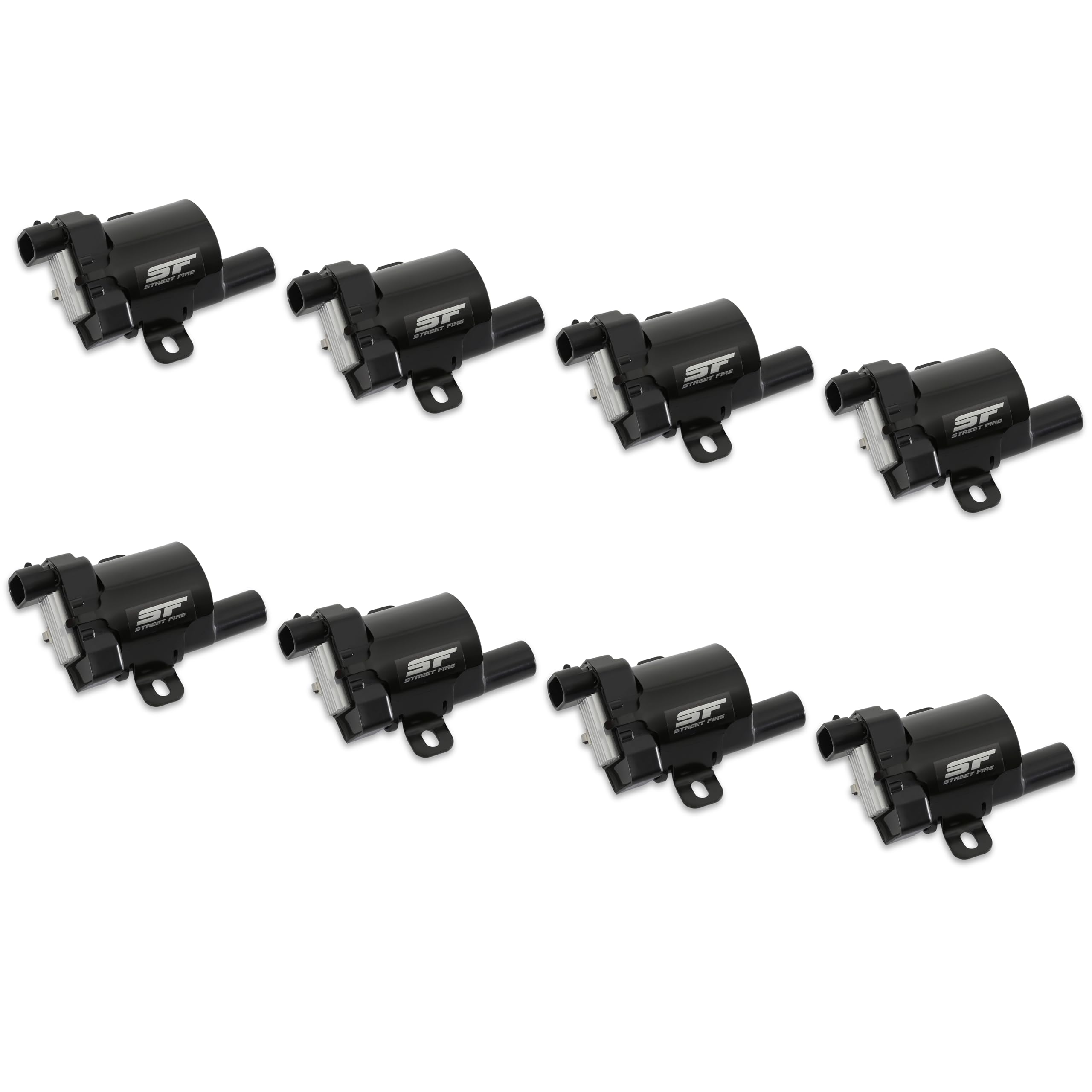 MSD Street Fire 55098 Ignition Coils - Black - 8-Pack