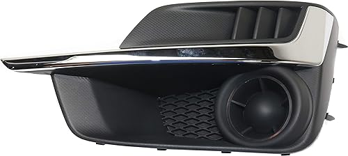 Garage-Pro Cubierta antiniebla para SUBARU IMPREZA 2015-2016 LH con moldura cromada SedánWagon