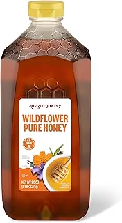 Amazon Grocery, Wildflower Pure Honey, 80 Oz (Previously Amazon Fresh, P...