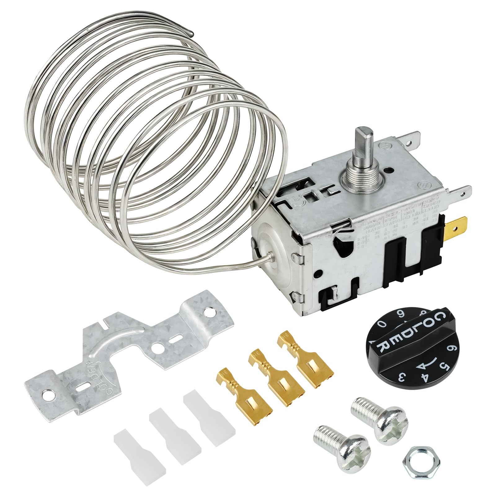 Kit de control de temperatura 800366 actualizado 2026 que se adapta a la refrigeración verdadera, reemplaza 077B6806, 077B7172, 98806 - Termostato de detección de bobina de 76 pulgadas
