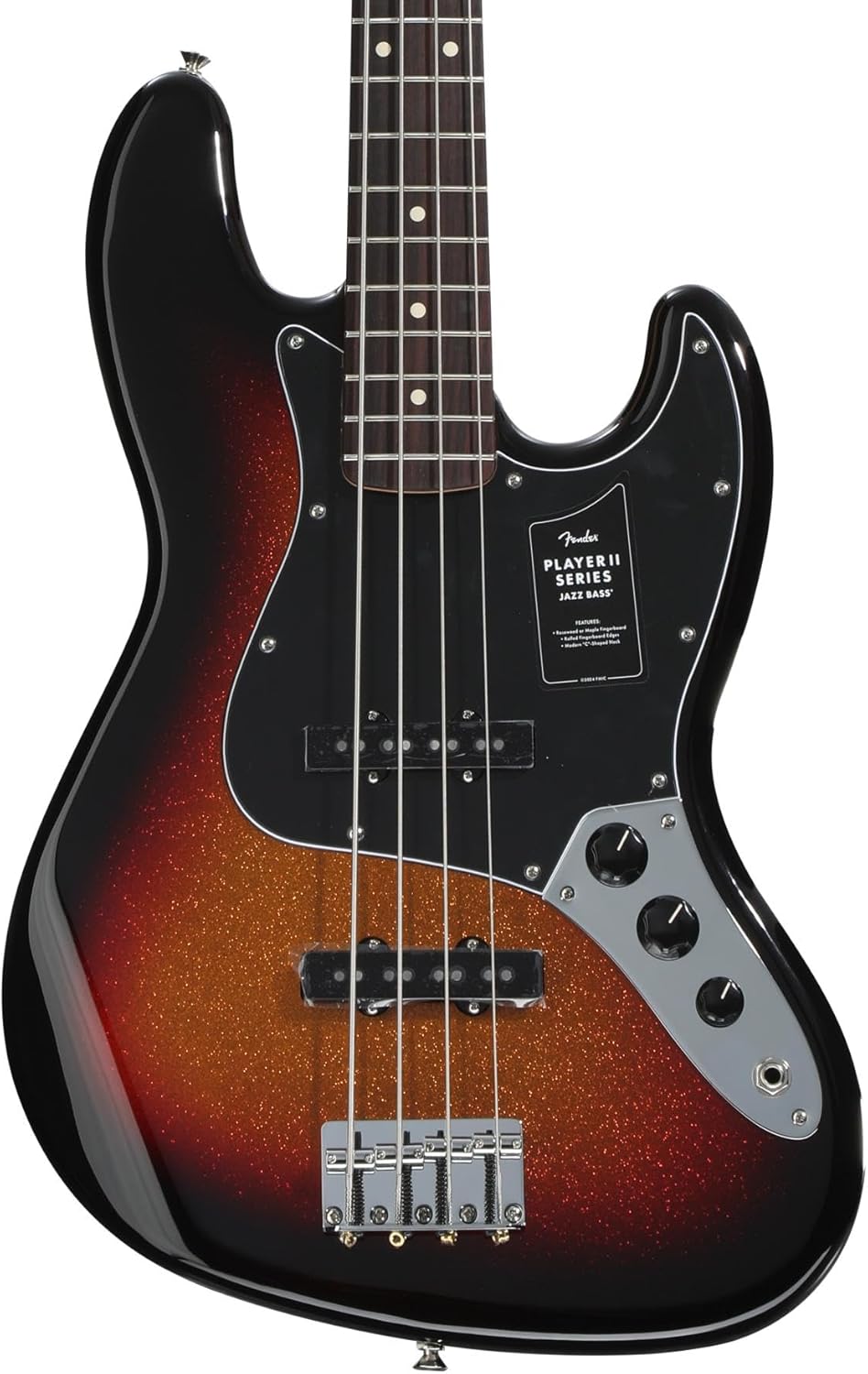 Fender LE Player II Jazz Bass - Sparkle 3-color Sunburst, Rosewood Fingerboard