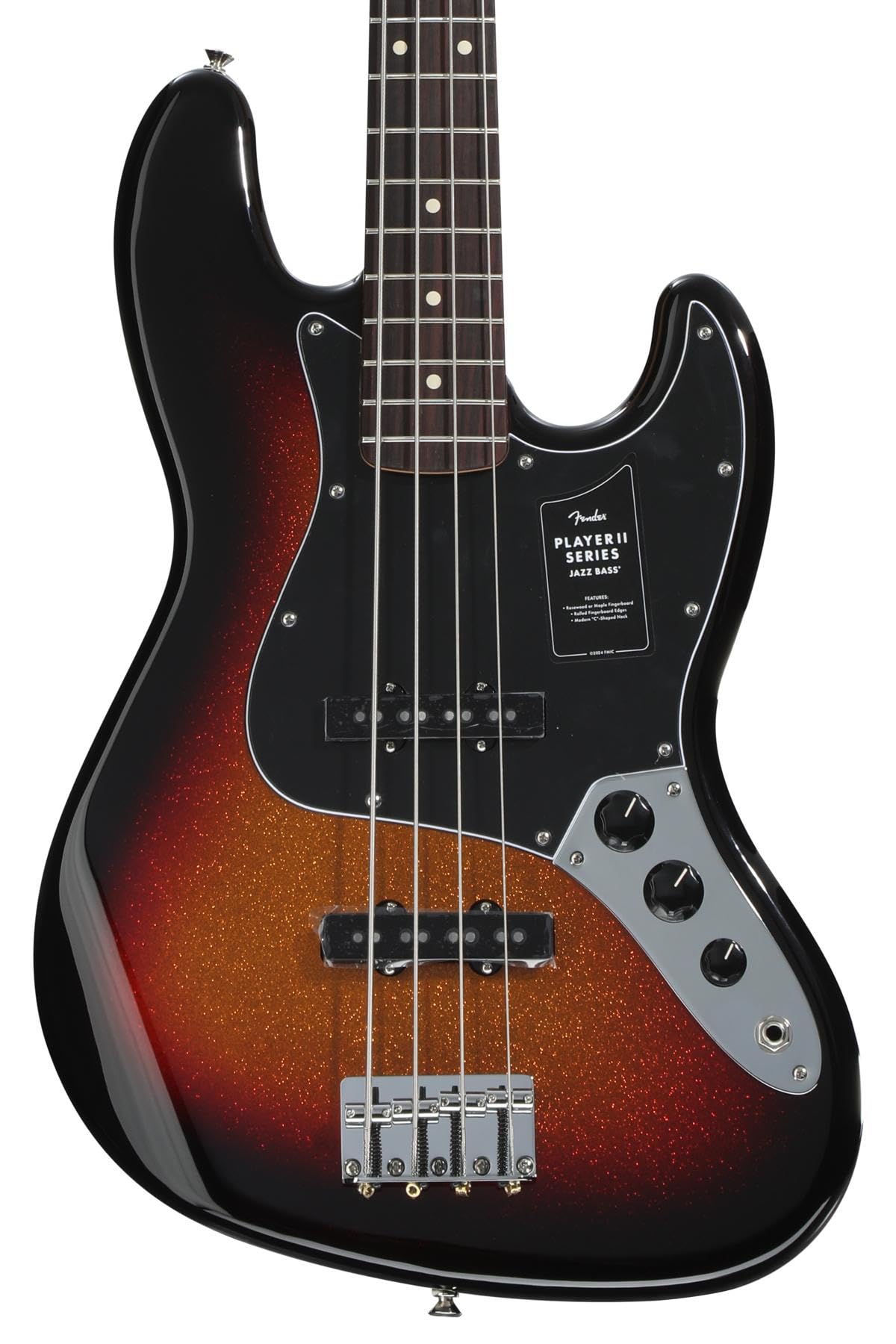 Fender LE Player II Jazz Bass - Sparkle 3-color Sunburst, Rosewood Fingerboard