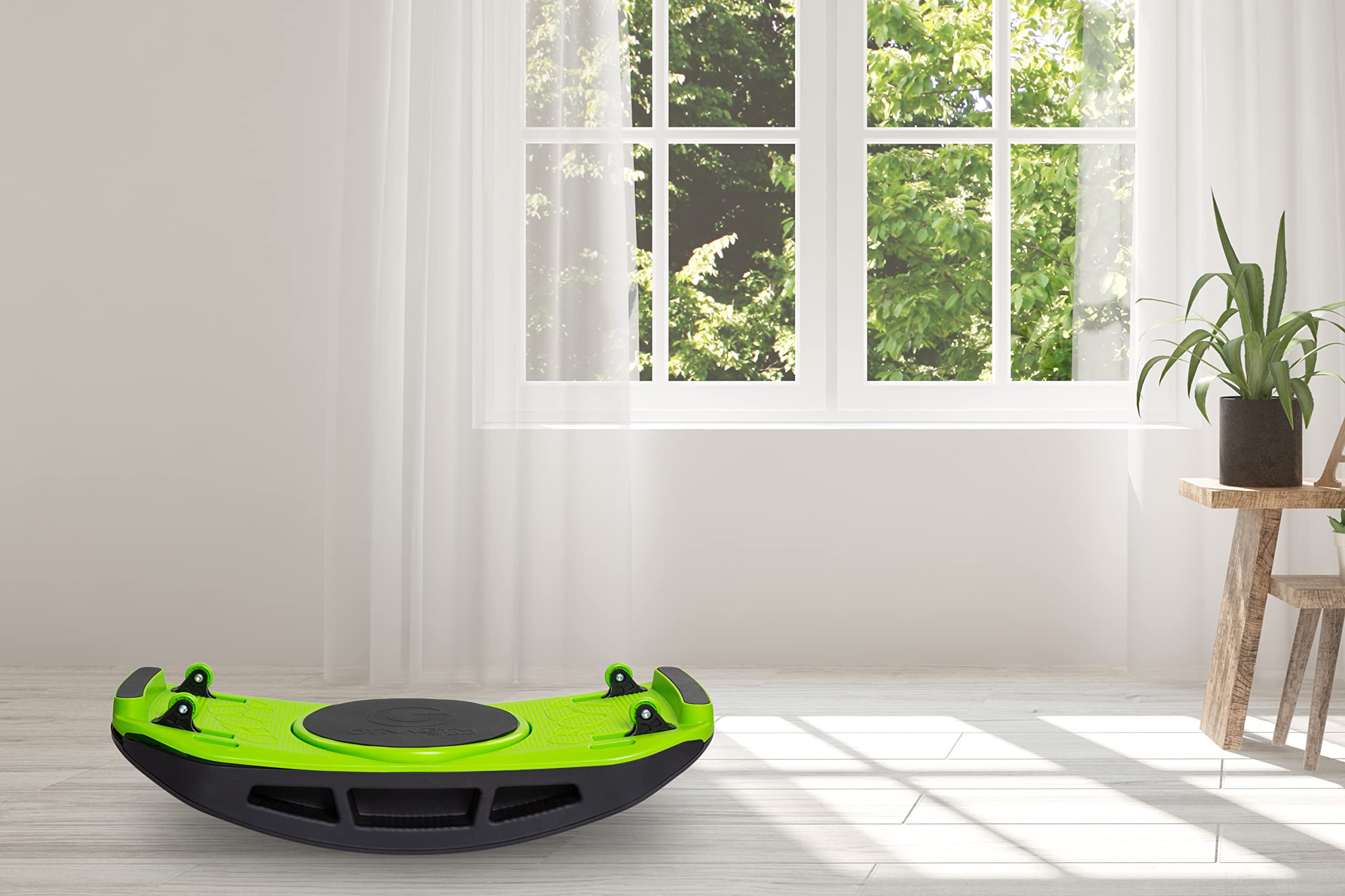 GLOBAL RELAX® | ZE NSHAPER Balance Plataforma de Fitness | Mejora el Equilibrio I Coordina la Postura y el Sistema Neuromuscular | Ejercicio Cardio de bajo Impacto