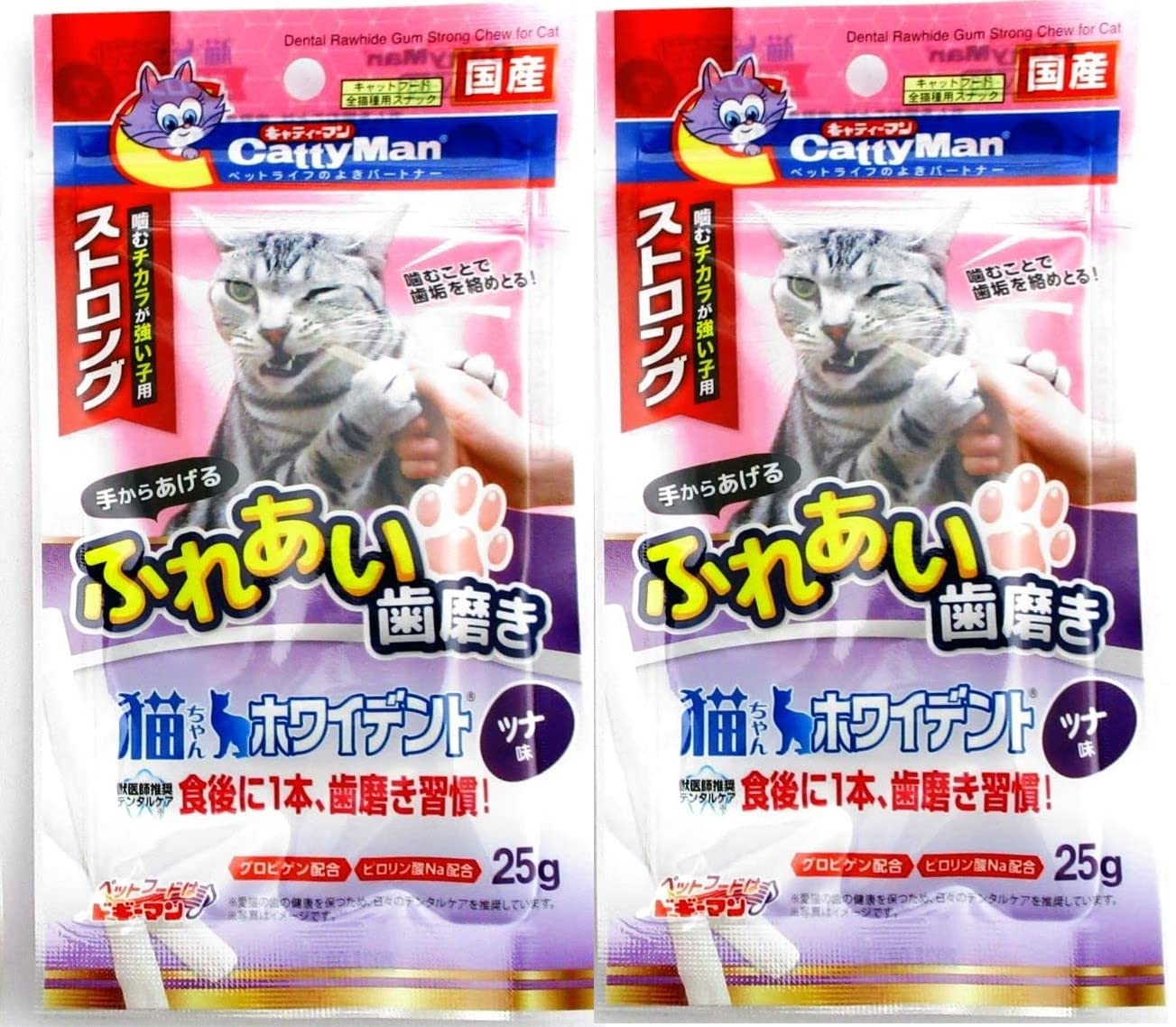 Amazon | キャティーマン 猫ちゃんホワイデント ストロング ツナ