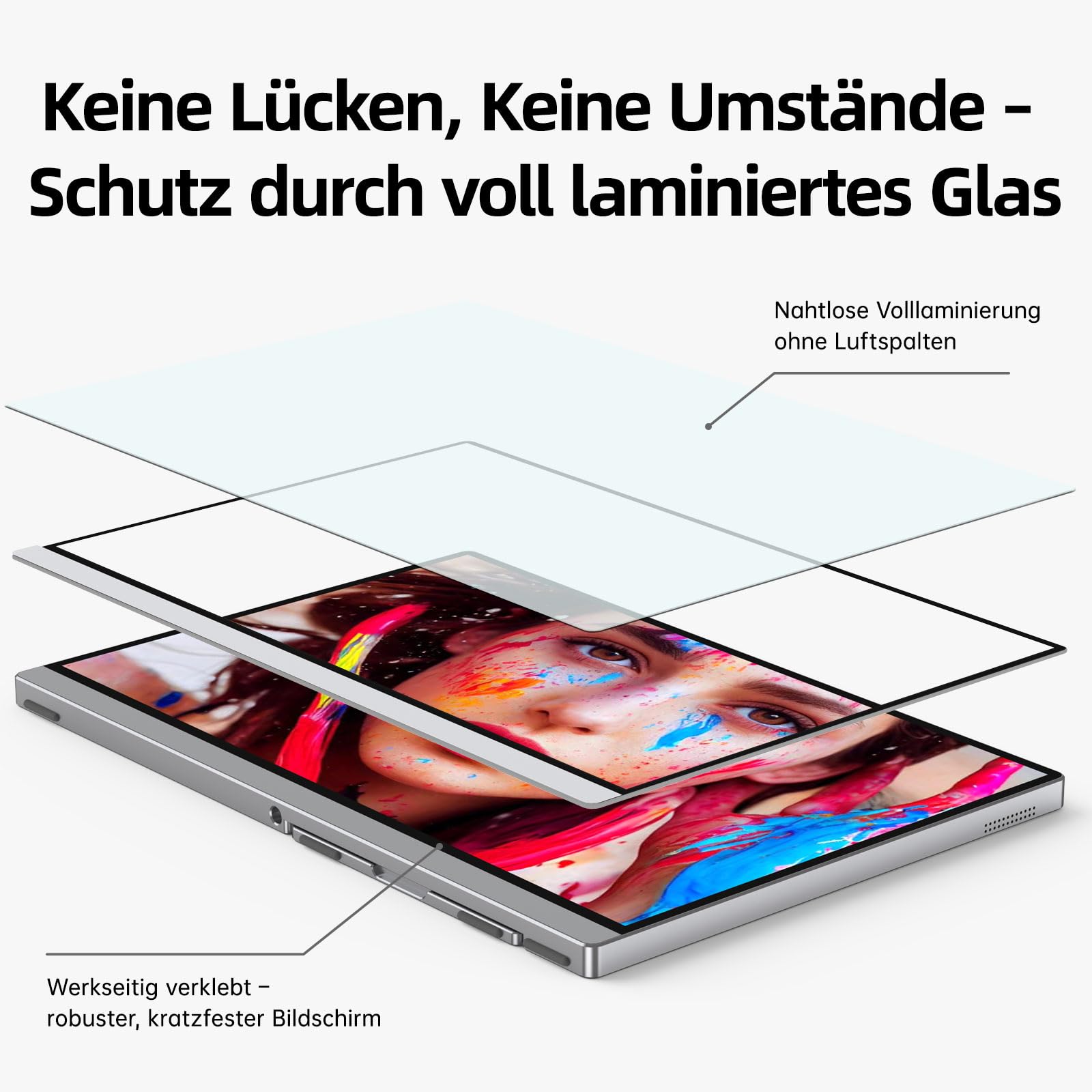 Intehill 4K Tragbarer Monitor 13,4 Zoll UHD 500 nits, IGZO-Panel 16:10 3840x2400, Dual-USB-C & HDMI, leichtes Aluminiumgehäuse nur 680g mit Standfuß - U13ZC - 3