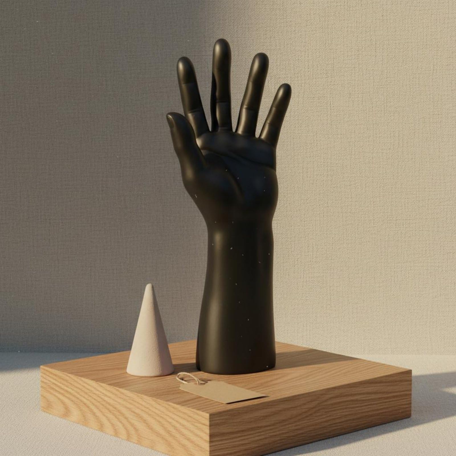 Amazon.co.jp: Jinhxofs 指輪陳列ハンド リアルな形 ジュエリー展示手