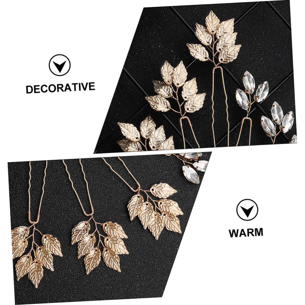 FRCOLOR 6packungen Elegante Braut Haarnadeln Mit Strass Legierung Updo Haarspangen Hochzeits Haarschmuck Für Damen Und Mädchen Für Besondere Anlässe