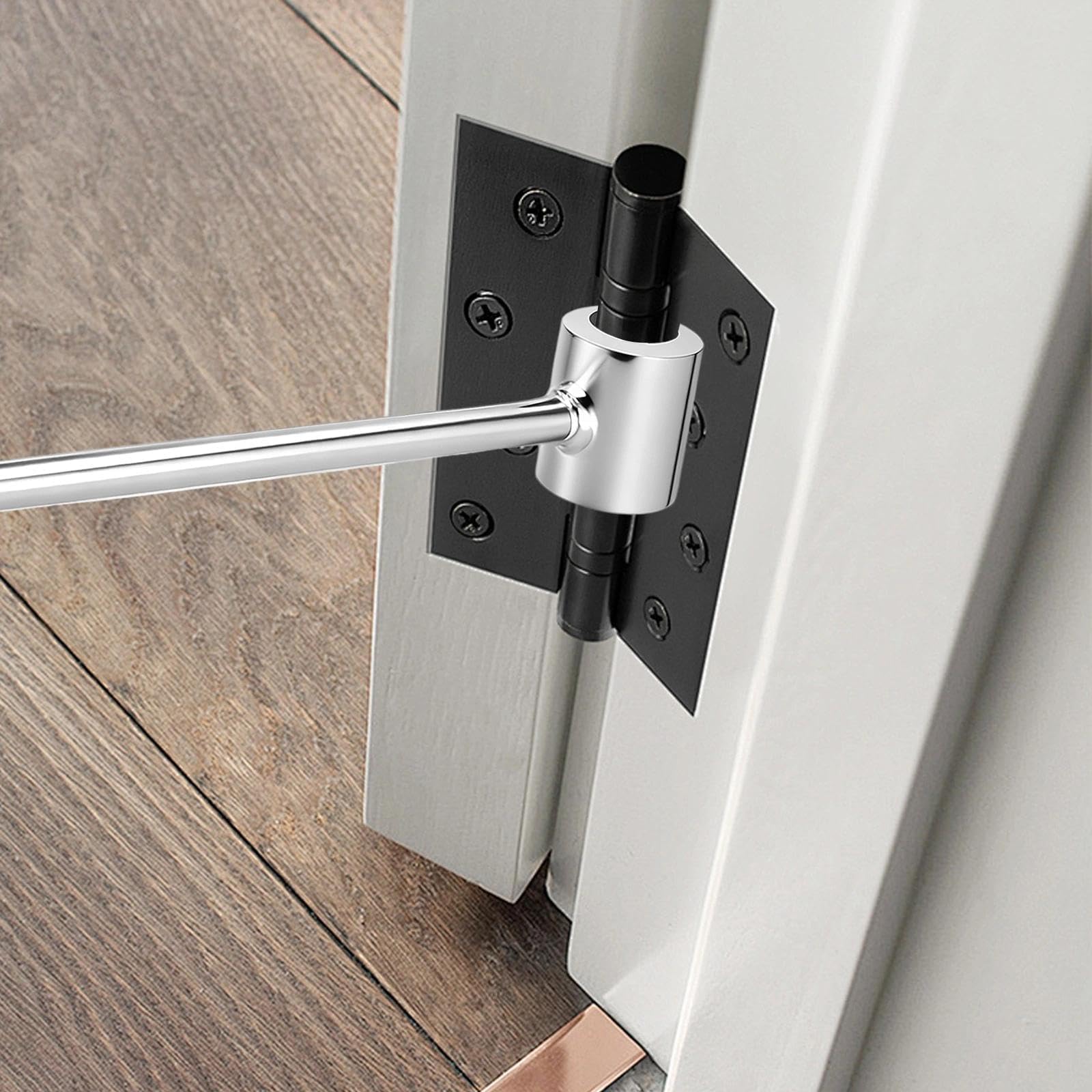 PARFCO 2 Piezas Herramienta de Ajuste de Bisagras, Llave de Reparación de la Bisagra de la Puerta con una Distancia de 14-18 mm y 23-25 mm, para Ajuste de Ranuras de Puerta
