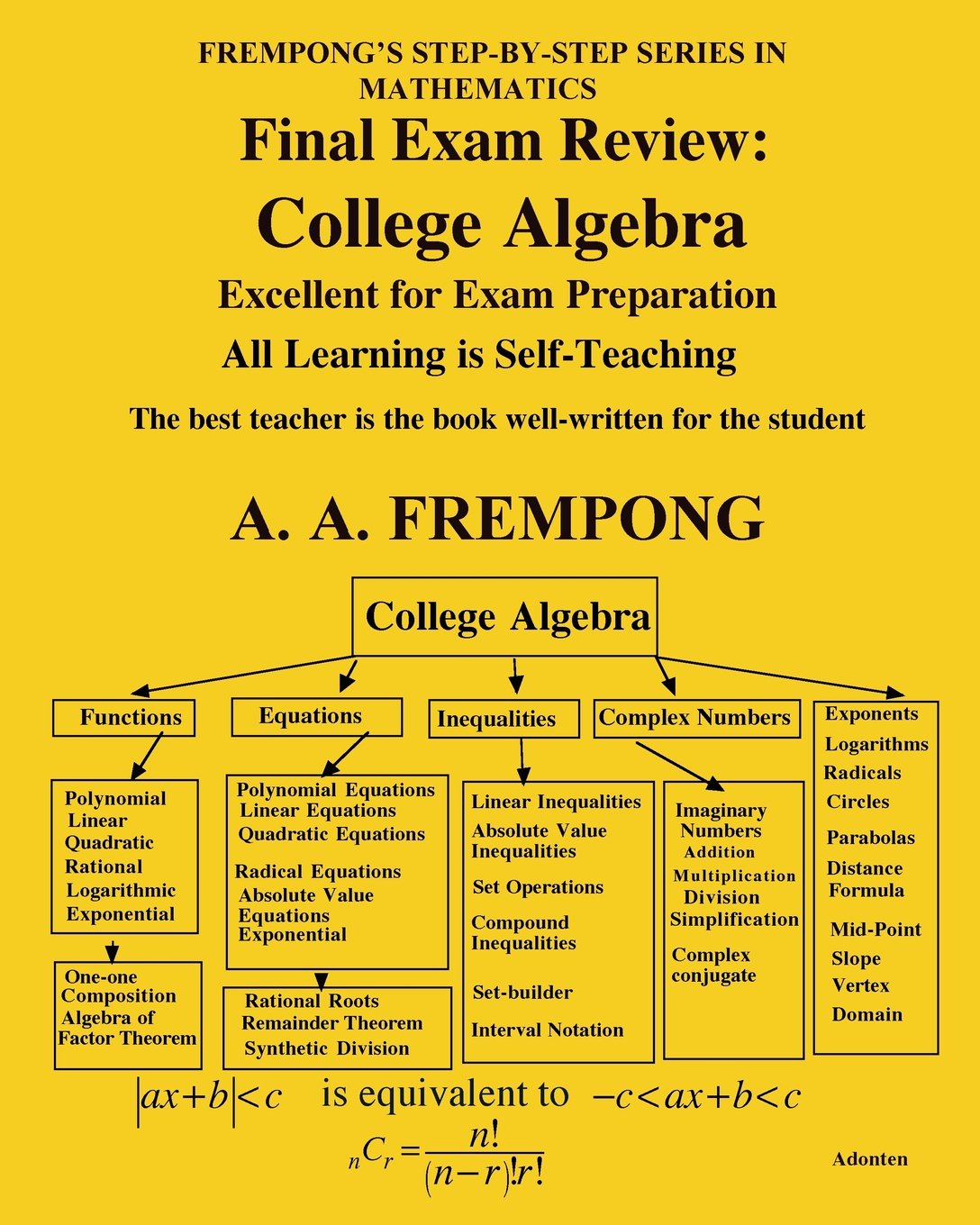 Final Exam Review: College Algebra