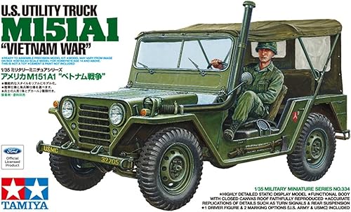Miniatura 2 de Tamiya 300035334-135 US M151A1 Transporte Vehículo Vietnam, Verde