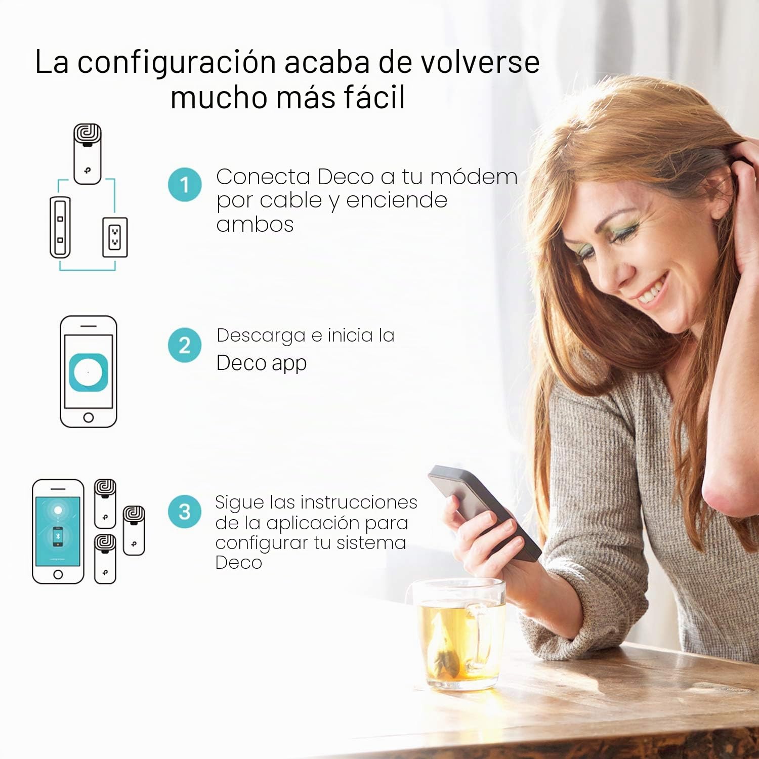 TP-Link Deco Sistema Wi-Fi de malla para todo el hogar