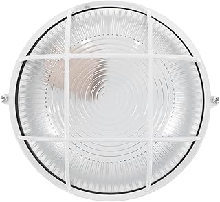 jojofuny Multifunktions Saunaleuchte Dampfbadlampe mit Zinklegierung und Glas Einfacher Lampenwechsel Weißes Licht für Sauna und Flur Feuchtigkeitsbeständig und Stilvoll