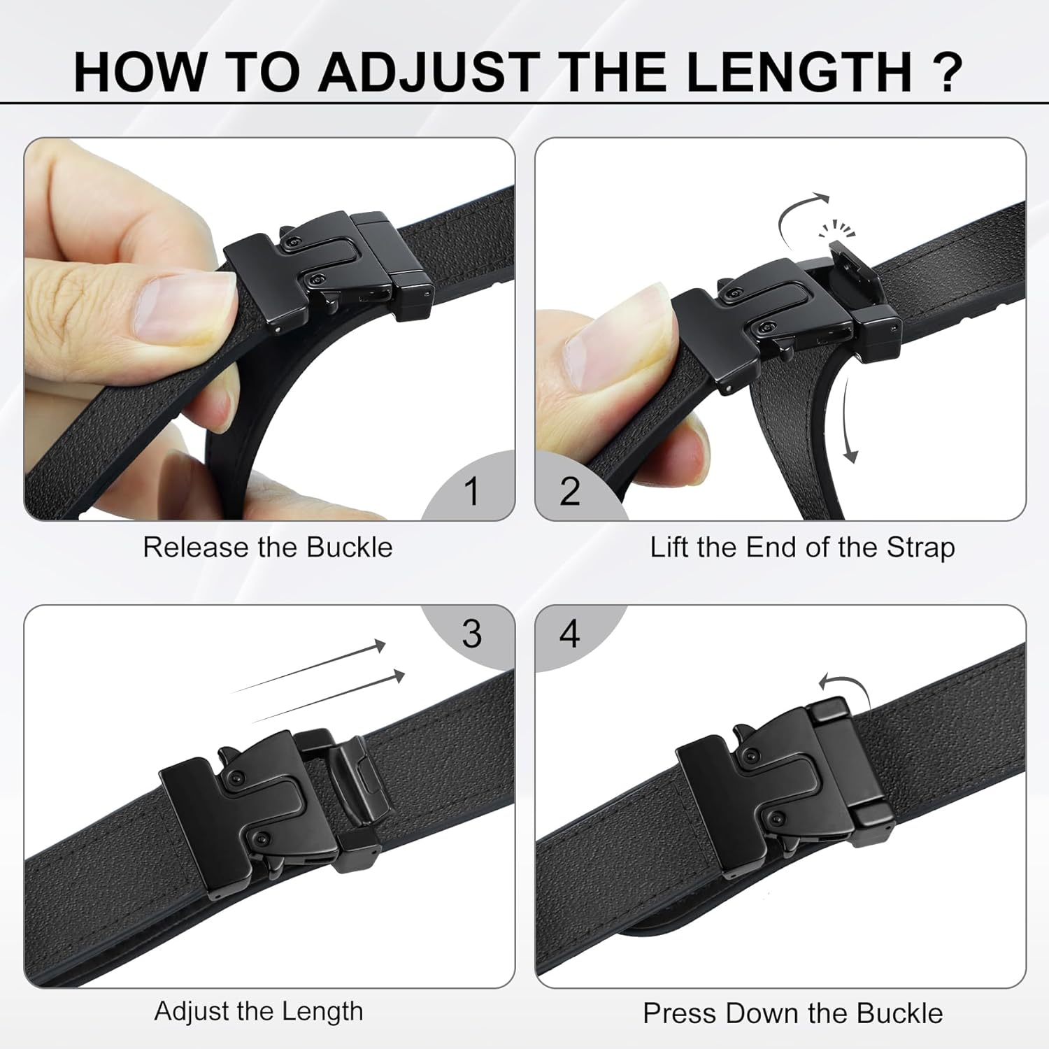 Magnetic Leather Bands Compatible with Apple Watch 42mm 41mm 40mm 38mm for Men Women, Genuine Leather with Parachute-Style Metal Buckle for iWatch Series SE 11/10/9/8/7/6/5/4/3/2/1 - Image 7