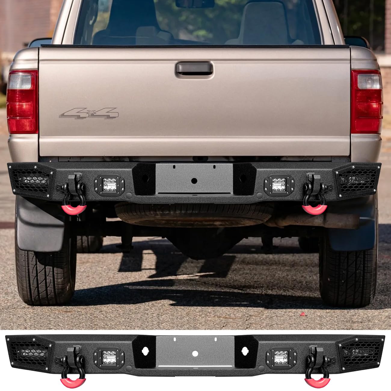 Amazon.com: VIJAY Rear Bumper Fits 1993-2011 Ford Ranger (Only
