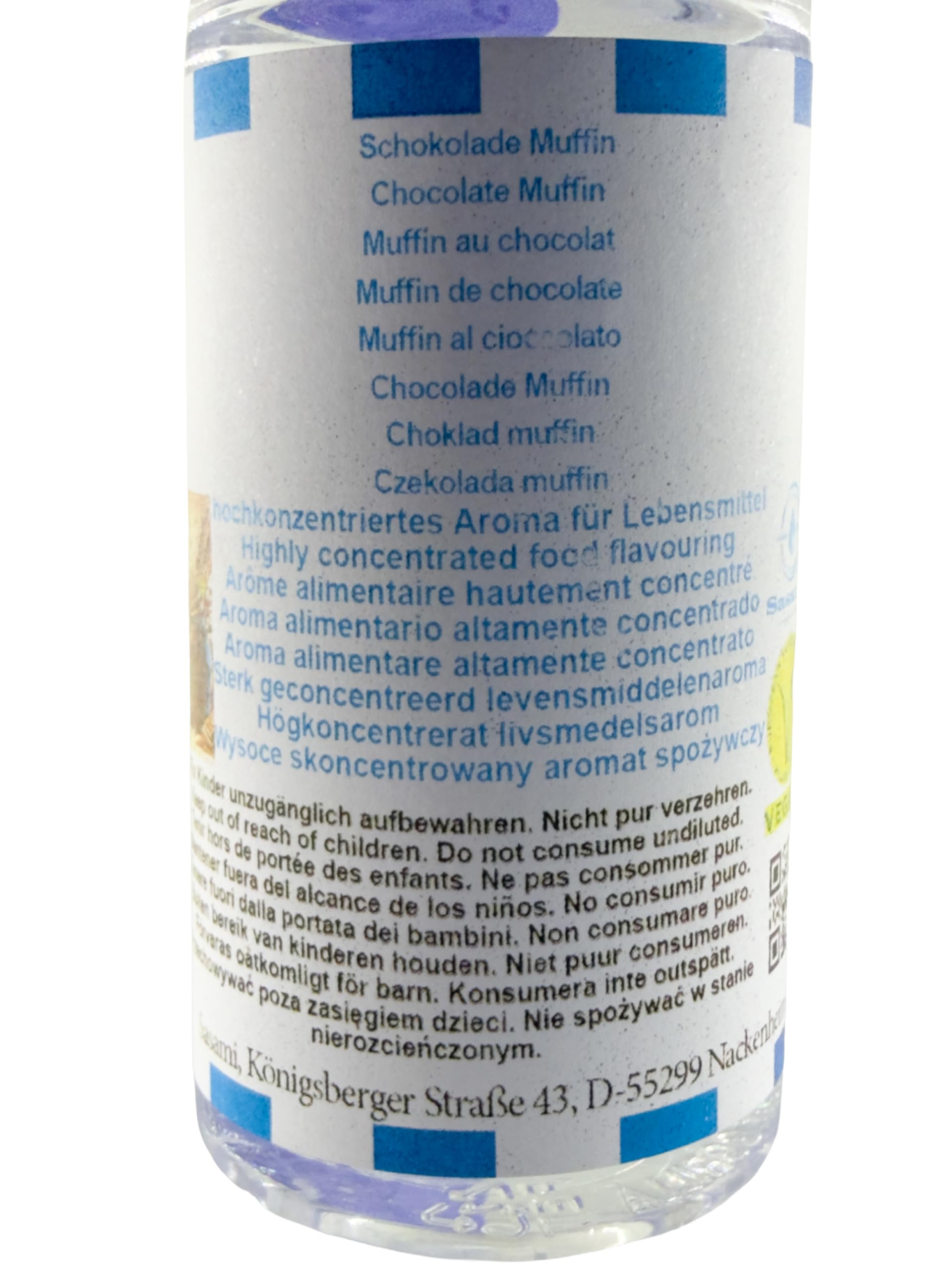 Muffin al cioccolato aroma concentrato - vegano - Sasami - 100ml