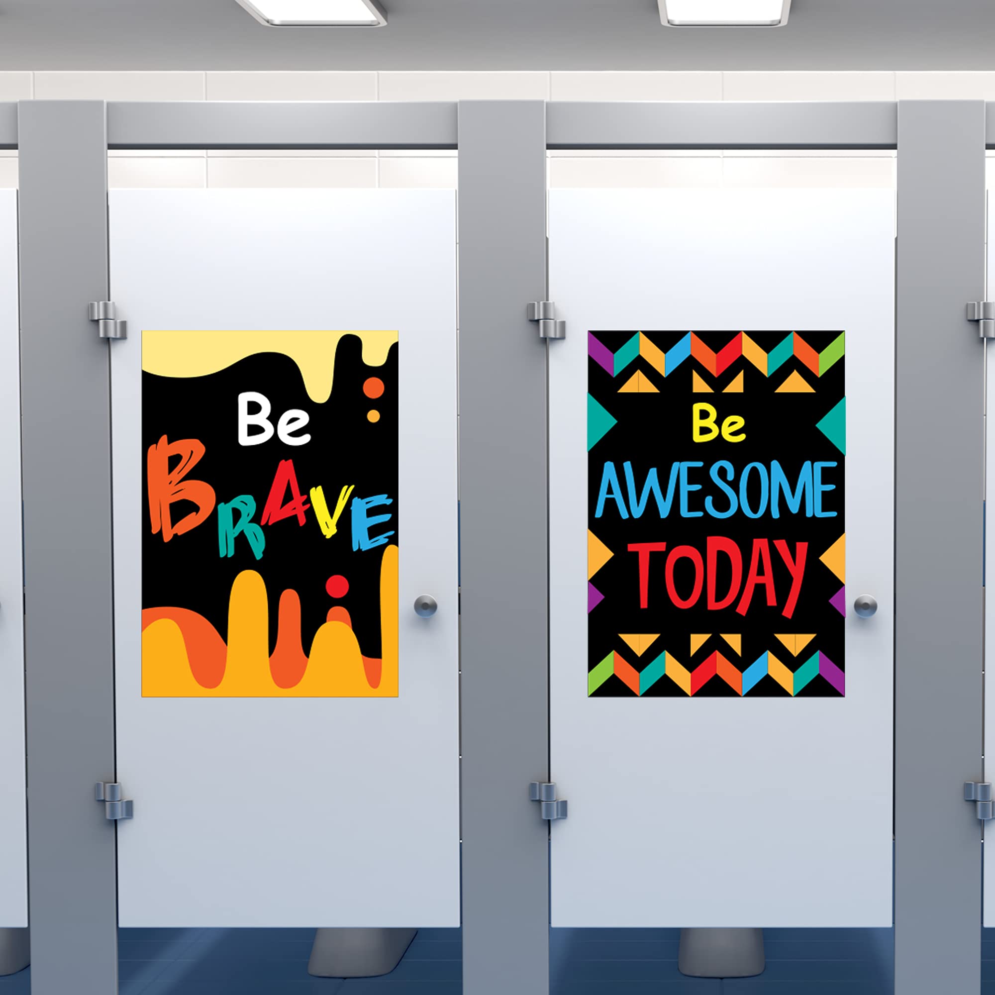 11-teiliges Poster-Set 'Job-Fähigkeiten' – Für Klassenzimmer, Büro & Zuhause, Inkl. Klebepunkte