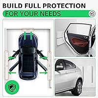 Vista 4 de Protector de Pared de Garaje, Paquete de 2 Amortiguadores de Espuma EVA Gruesa para Puertas de Automóvil, Impermeable e Ignífugo Protector de Pared