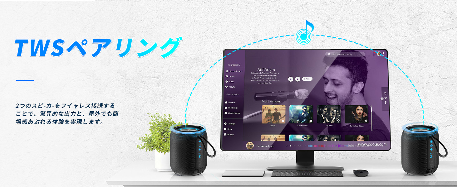 Amazon.co.jp: 【ZKBBA 上品な音色】 Bluetooth スピーカー ワイヤレス