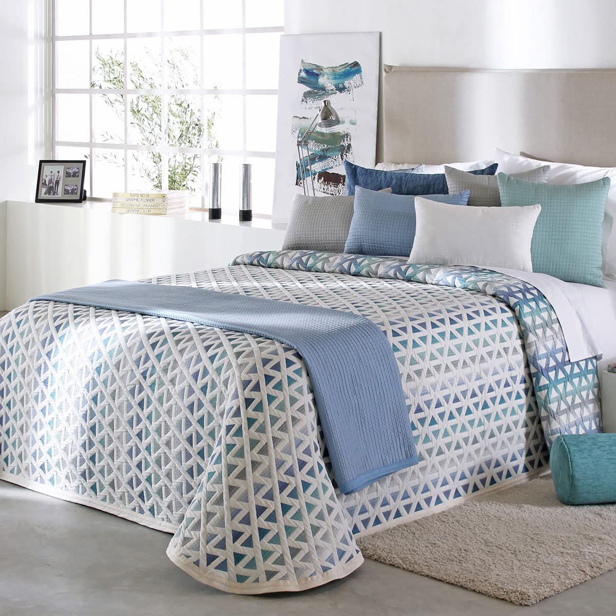 Reig Marti Colcha Capa Murphy - Cama 135 Cm - Color Azul C03